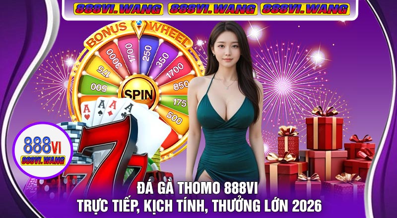 Đá Gà Thomo 888vi – Trực Tiếp, Kịch Tính, Thưởng Lớn 2026 🐓